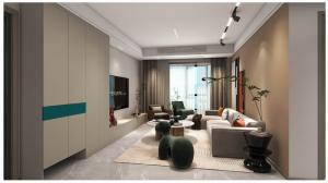 開元一號蕓臺125㎡現(xiàn)代風(fēng)格效果圖